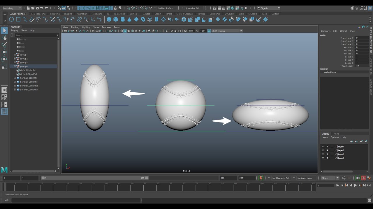 Maya绑定教程｜弹跳小球动画绑定｜Maya Bouncing Ball Rigging Tutorial 完整流程