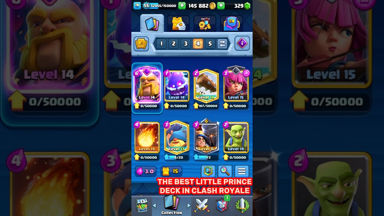 The five BEST decks with the Little Prince in Clash Royale! #littlepri, little prince clash royale