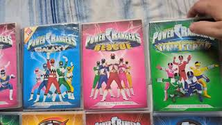 My updated Power Rangers DVD collection (August 2022)