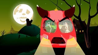 Rodas No Ônibus Canções De Halloween Canção De Ônibus Scary Nursery Rhymes Wheels On The Bus