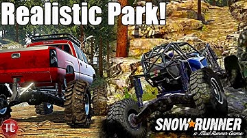 SnowRunner: NEW, REALISTIC OFF-ROAD AREA MAP! Mud, Rock Crawling, & Trails!