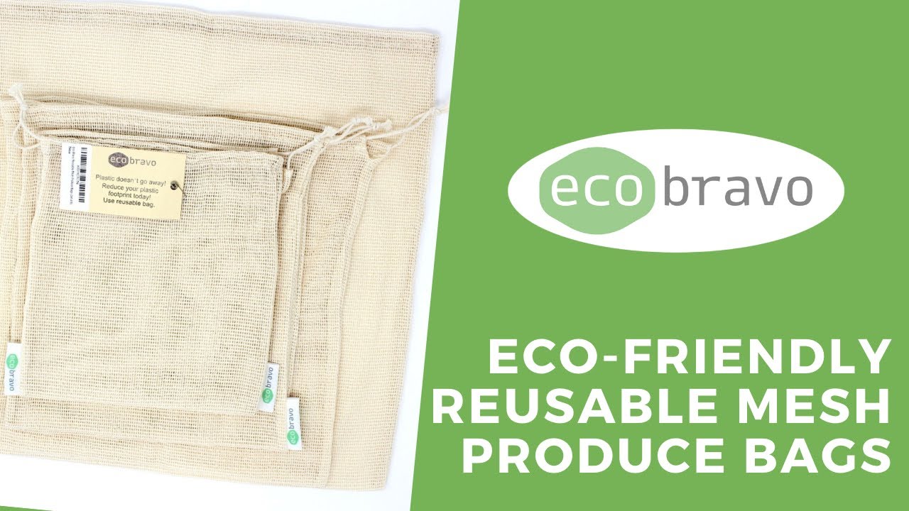 Go Green: Choose Reusable Mesh Produce Bags from EcoBravo