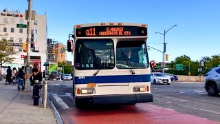 Mta Bus 2007 Orion Vii Hybrid 3695 On Q11 Bus Queens-Woodhaven Blvd