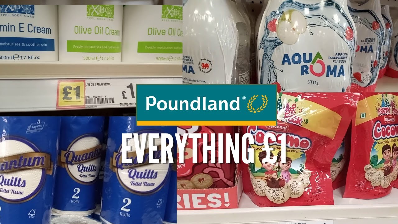 CHEAPEST STORE IN UK EVERYTHING IS £1 NEW IN POUNDLAND COME SHOP