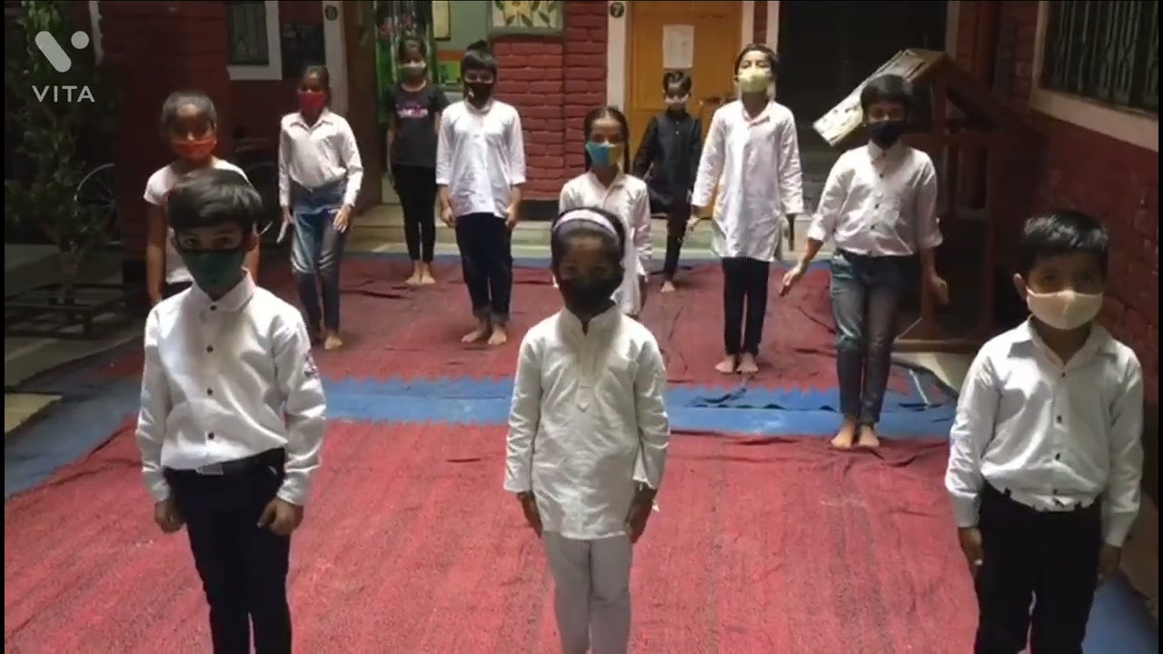 Yoga Asanas by little children 🌹 (Everest Cambridge School 🏫)
