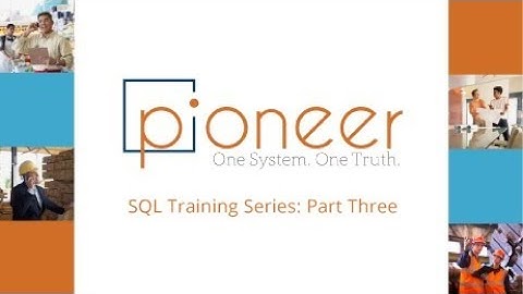 SQL Training Series - Part Three
