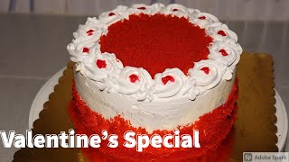  रेड वेल्वेट केक3 Pound eggless cake. Easy & testy Red Velvet Cake with Cream Cheese Frosting