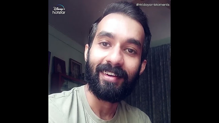 #DisneyPlusHotstar ലൂടെ എന്റെ അച്ഛൻ #Hridayam കണ്ട ആ നിമിഷമാണ് എന്റെ ജീവിതത്തിലെ #HridayamMoment..