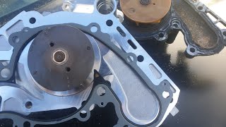 1uz waterpump , to gasket or not to gasket.