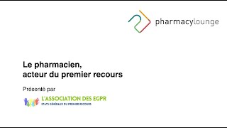 Le pharmacien, acteur du premier recours screenshot 5