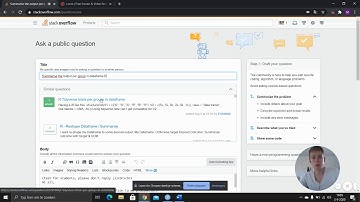 Stack Overflow  - Hoe stel ik een vraag?