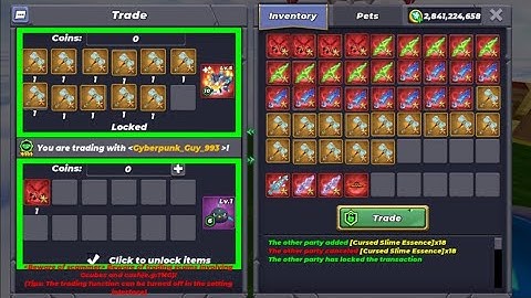 TRADING RARE SWORD AND PETS IN BLOCK MAN GO SKYBLOCK TRADING VIDEO 