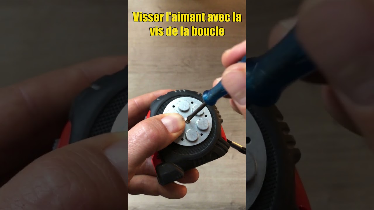 MON METRE MAGIQUE - support magnétique pour mètre ruban - Notice utilisation 