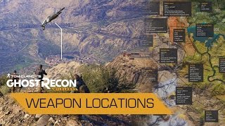 Ghost Recon®: Wildlands - Weapon And Attachments Cache Locations (How To Get Weapons)