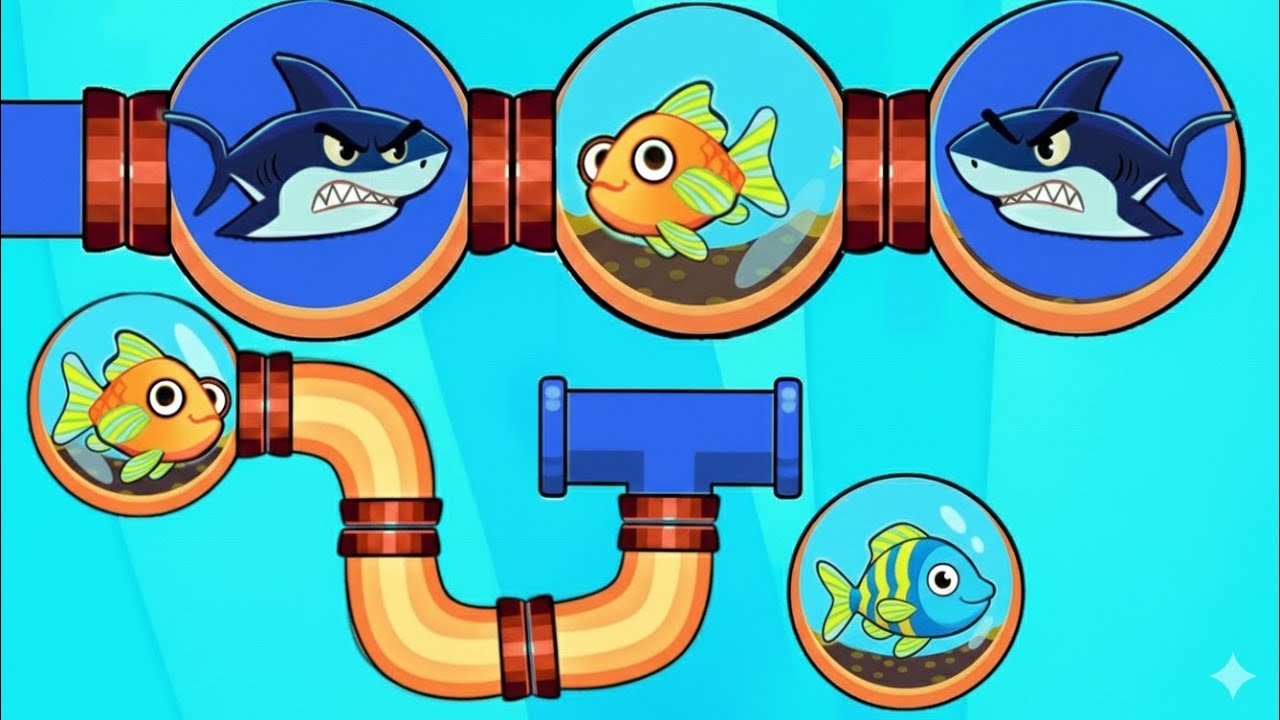 save the fish / pull the pin level android games save fish game pull the pin puzzle / android game