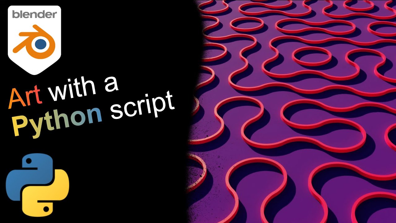 3D Truchet Tile with Python in Blender (Step-by-Step) - YouTube