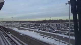 Famous New York JFK Airport Terminal 7 to Times Square: Air Train to Howard Beach Subway 2014-02-08 Wealth