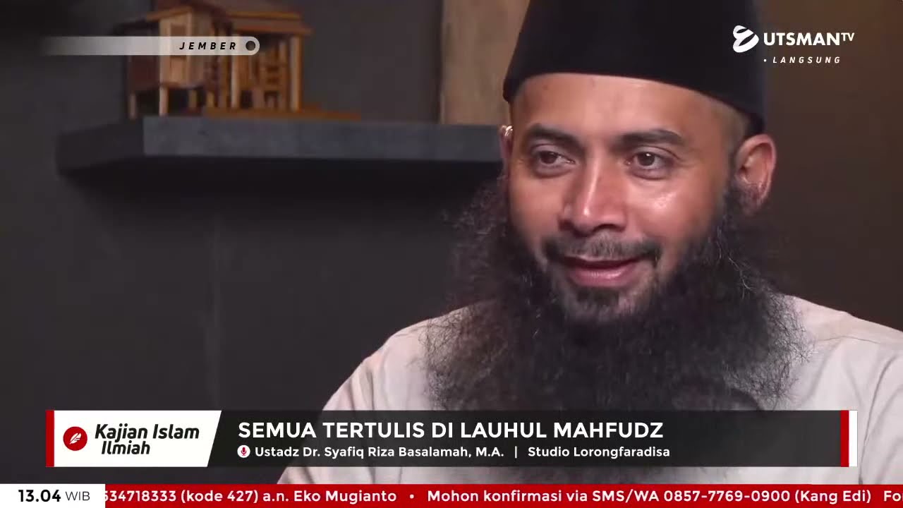 ⁣LIVE Semua Tertulis di Lauhul Mahfudz - Ust. Dr. Syafiq Riza Basalamah, M.A.