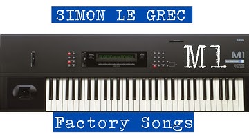 Korg M1 (1988) | Factory Demo Songs (HQ)