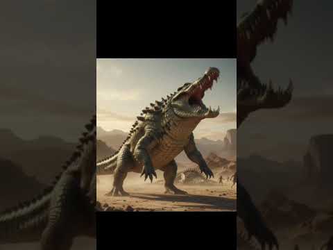 تمساح بيجري اسرع من الإنسان