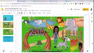 Virtual Bitmoji Classroom- Adding Google Doc and Giving Each Student a Copy