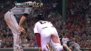 2012/06/21 Kalish's heads-up baserunning