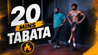 20 MIN FULL BODY TABATA WORKOUT | FAT BURNING 🔥 HIIT ( beginner Friendly )