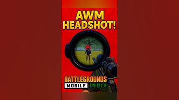 Scope. Aim. Boom. 💀 #BGMI #AWM #OneTap