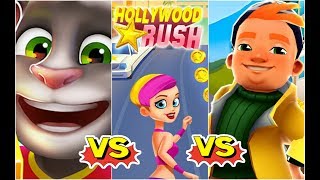 Subway Surfers VS Talking Tom Run Vs Hollywood Rush - Android Gameplay HD screenshot 5