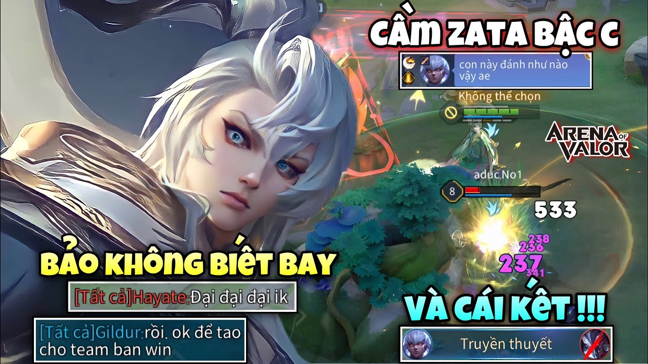 Cầm Zata Bậc C Vào Bảo Không Biết Bây Zata Liền Bị Đồng Đội Khinh Thường Đòi Phá Game Và Cái Kết