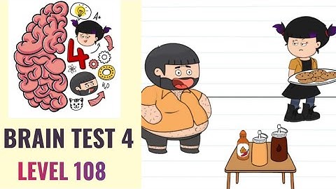 🧠 Brain Test 4 Level 108 | I must protect my cookies from Uncle Bubba! | Walkthrough
