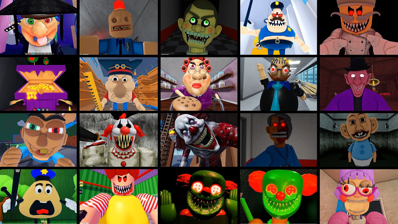 EPIC SCHOOL ESCAPE,Escape Baby Bobby,SIREN COP'S PRISON!,Team Dentist,Tim Farm,ROBLOX JUMPSCARES