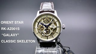 Orient Star RK-AZ0001S CLASSIC SKELETON Galaxy Made in Japan - YouTube