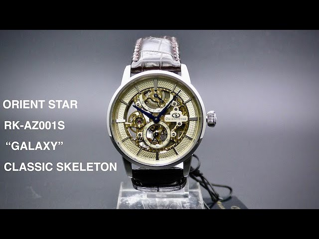 Orient Star RK-AZ0001S CLASSIC SKELETON Galaxy Made in Japan - YouTube