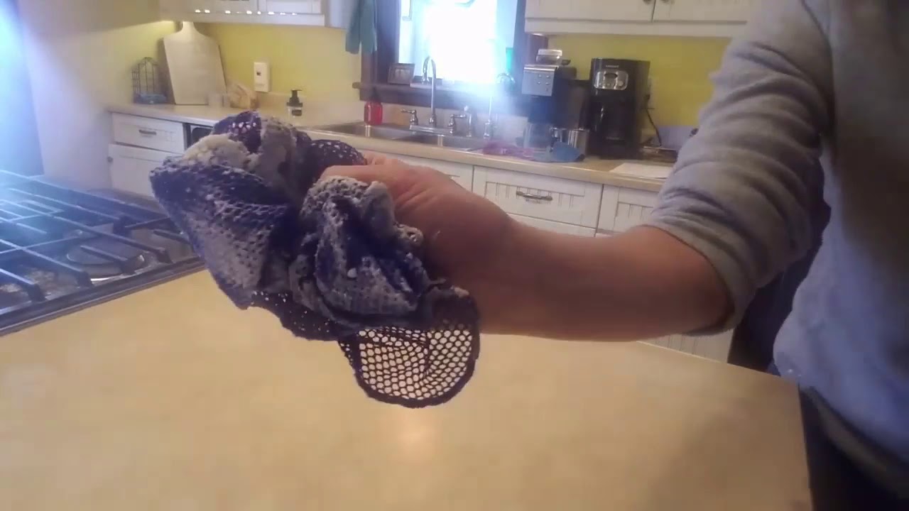 Norwex Netted Dish Cloth Cleans Up Flour Mess YouTube norwex-netted-dish-cloth-cleans-up-flour-mess-youtube