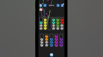 Lv 461 Ball Sort Puzzle - Color Game / 顏色分類遊戲 / ボールソーティングパズル (Guru Game)  #ballsortpuzzle