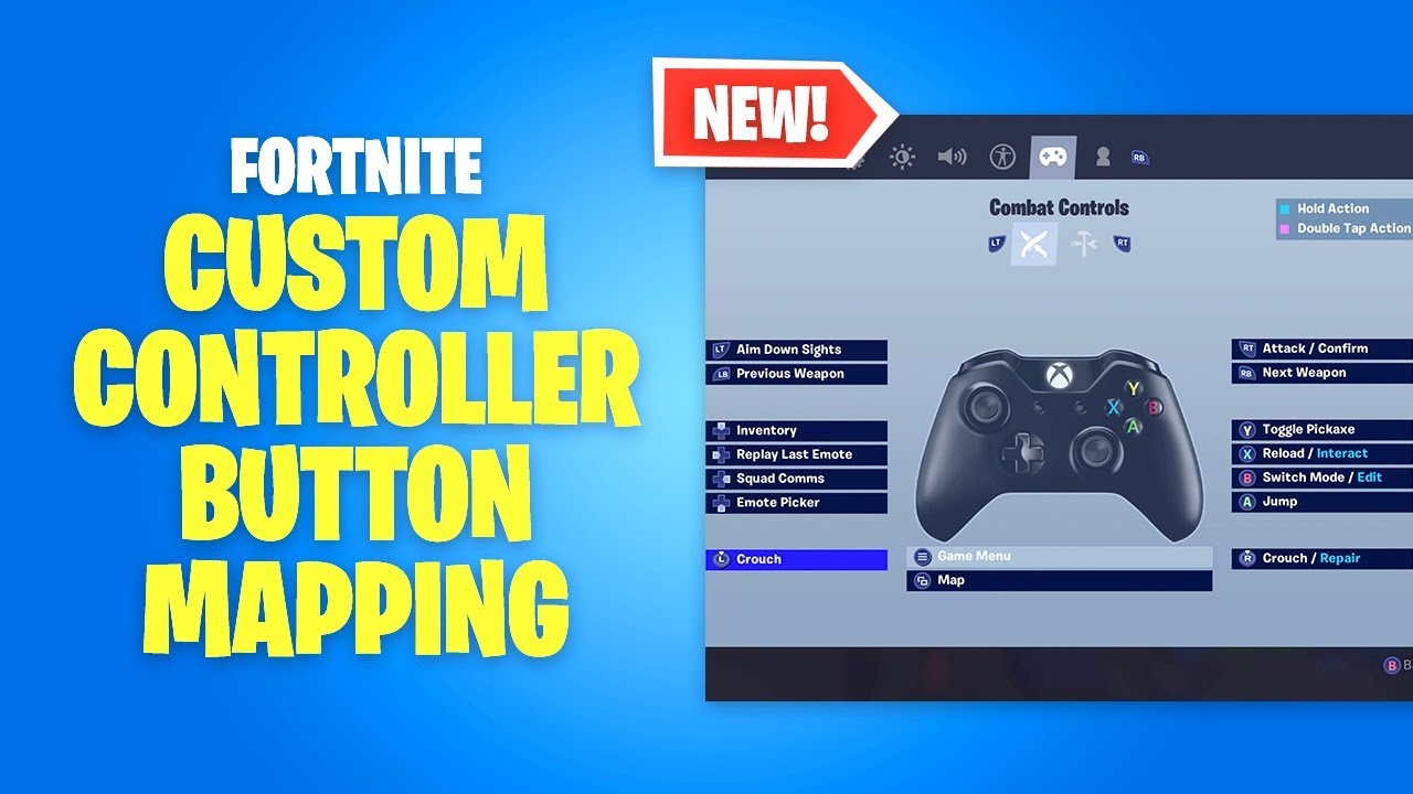 how to set custom controller bindings in fortnite battle royale - fortnite ps4 controls crouch