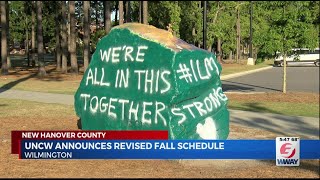 UNCW announces revised fall schedule