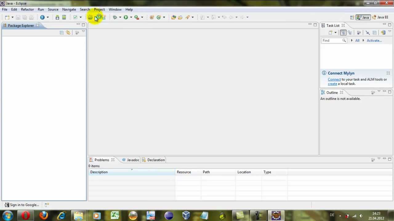 1. Java - Eclipse Installation + Hello World Projekt - YouTube