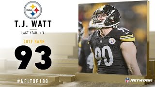 #93: T.J. Watt (OLB, Steelers) | Top 100 Players Of 2019 | NFL #93: T.J. Watt (OLB, Steelers) | Top 100 Players Of 2019 | NFL