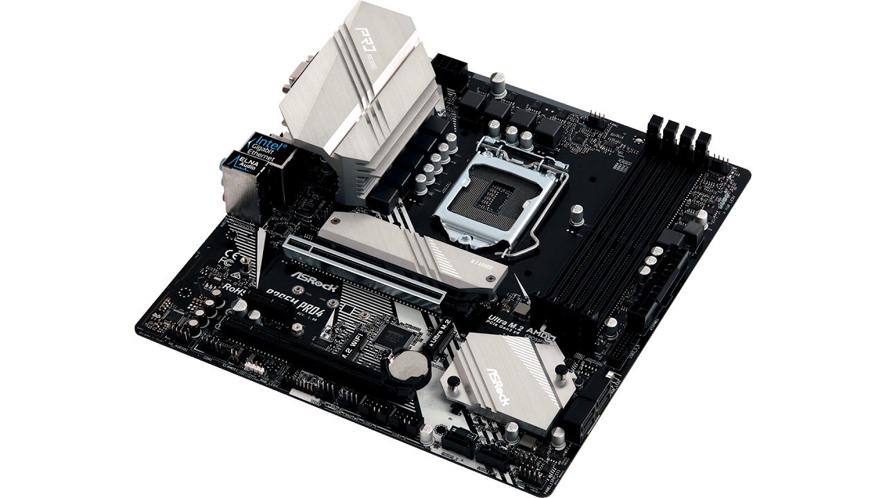 Материнская плата asrock b460m pro4