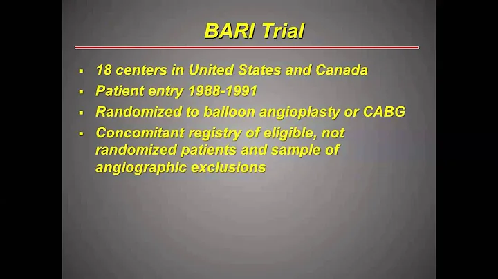 Comparative Effectiveness of CABG and PCI (Dr. Mar...