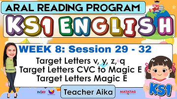 ARAL Program KS1 English | Week 8 Session 29 - 32 |Grade 1 to Grade 3 #AralProgram #ks1 #teacheraika
