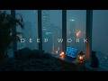 Deep Work Music | Foggy City Ambiance & Coding Music for Focus - Minimal Ambient Melodies