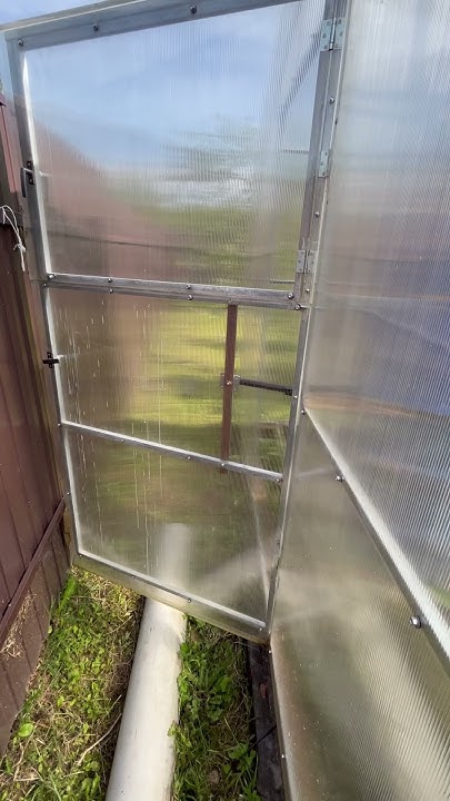 Автоматика теплицы. Линейный привод двери - YouTube