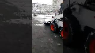 Bobcat skid steer angle sweeper attachments,China skid steer attachments factory