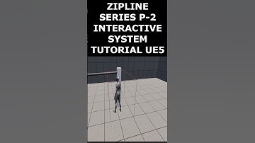Zipline Interaction System Unreal Engine 5 Zipline series P-2. #unrealengine5 #unrealengine #ue5