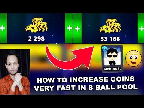 HOW TO INCREASE COINS THE FASTEST WAY IN 8 BALL POOL...??