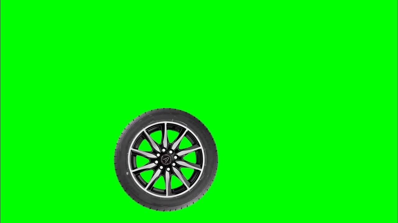 Spinning Car WheelCopyright Free Greenscreen YouTube