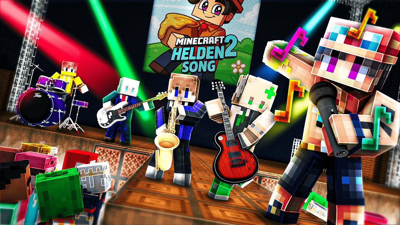 MINECRAFT HELDEN 2 BEWERBUNGS SONG... (Offizielles Musikvideo)